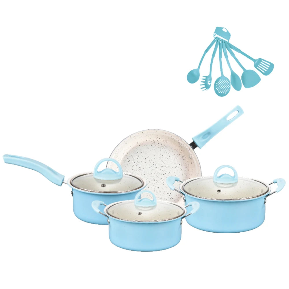 Non-Stick Pots And Pans Set 13-Piece Kitchen Utensil Set Kitchen Cookware - My Trendova