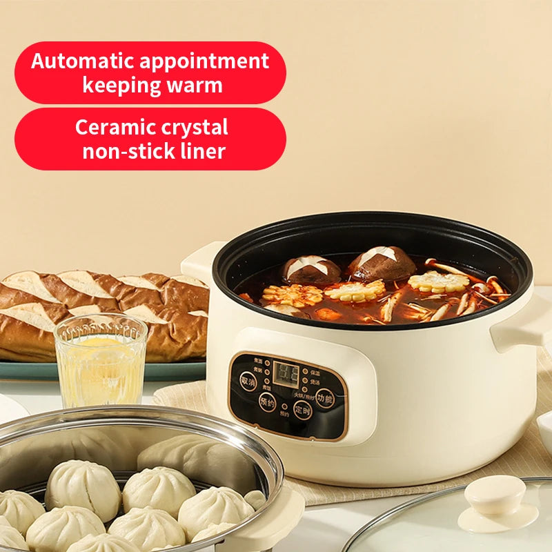 110v intelligent electric Cooking pot Travel electric frying pan Multifunctional ap - My Trendova
