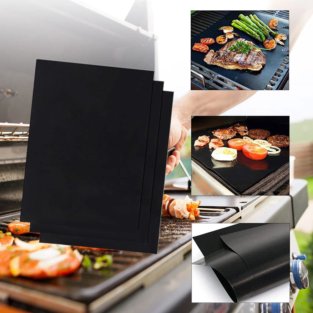 1-10PCS Non-stick BBQ Grill Mat - My Trendova
