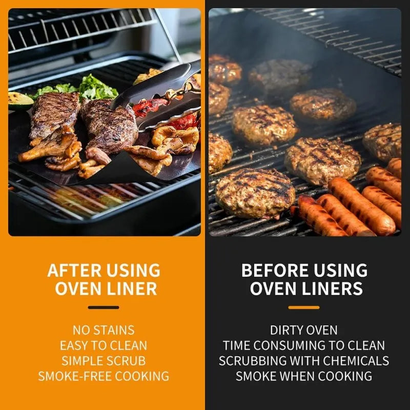 2/1PC Non-stick BBQ Grill Mat - My Trendova