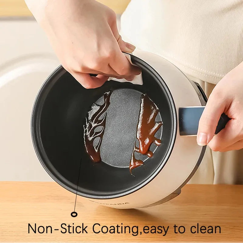 Electric Rice Cookers Mini Portable Multicooker Smart Multifunctional Flat Stew Saucepan Steamer Ramen Pot Home Appliance 220V ap - My Trendova