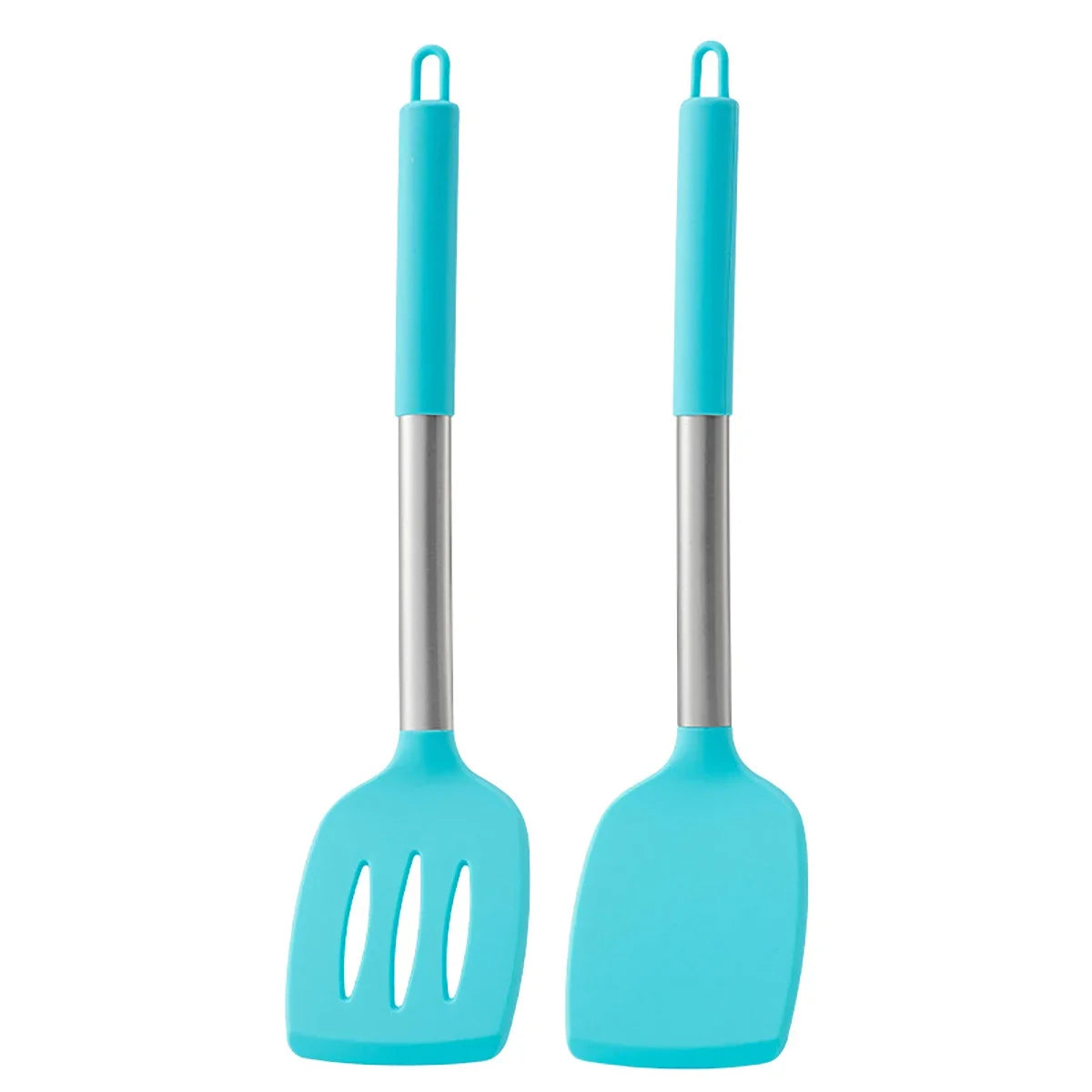 2pcs Stir Fry Spatula Steak Spatula Cooking Utensils Stainless Steel Handle - My Trendova
