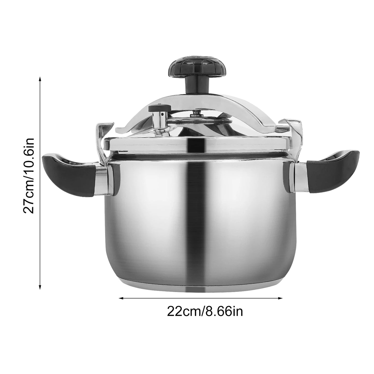 5/7L Stainless Steel Pressure Cooker, Household Explosion Proof Steamer Cooking Pressure Canners, Multiuse Home Kichen Tool ap - My Trendova