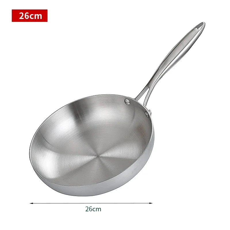 Stainless Steel Frying Pan, NonStick Pan Fried Steak Pot - My Trendova