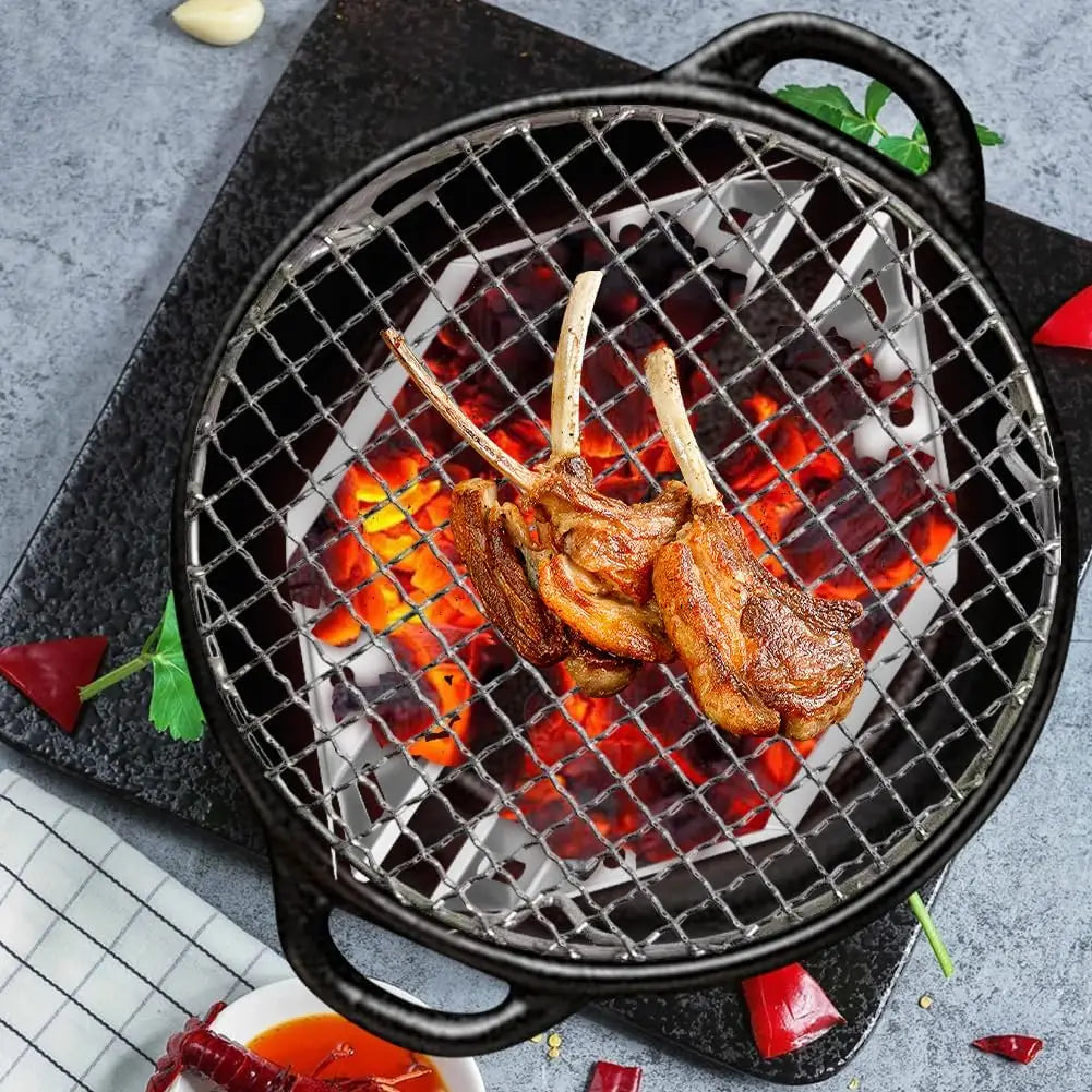 2Pcs Charcoal Basket BBQ Charcoal Grill Basket - My Trendova