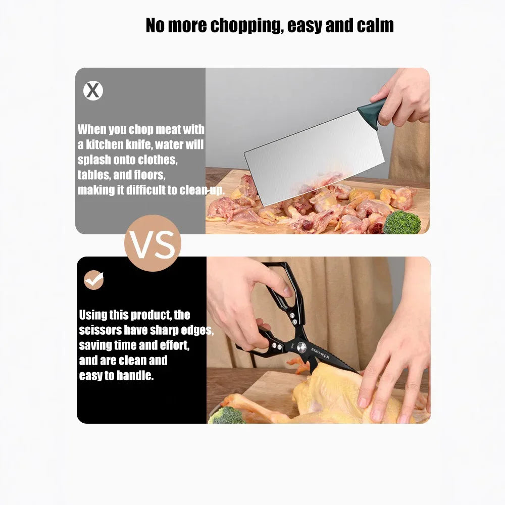 Multifunctional kitchen scissors chicken bone - My Trendova