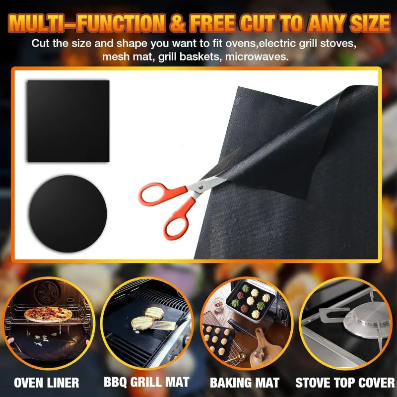 2/1PC Non-stick BBQ Grill Mat - My Trendova