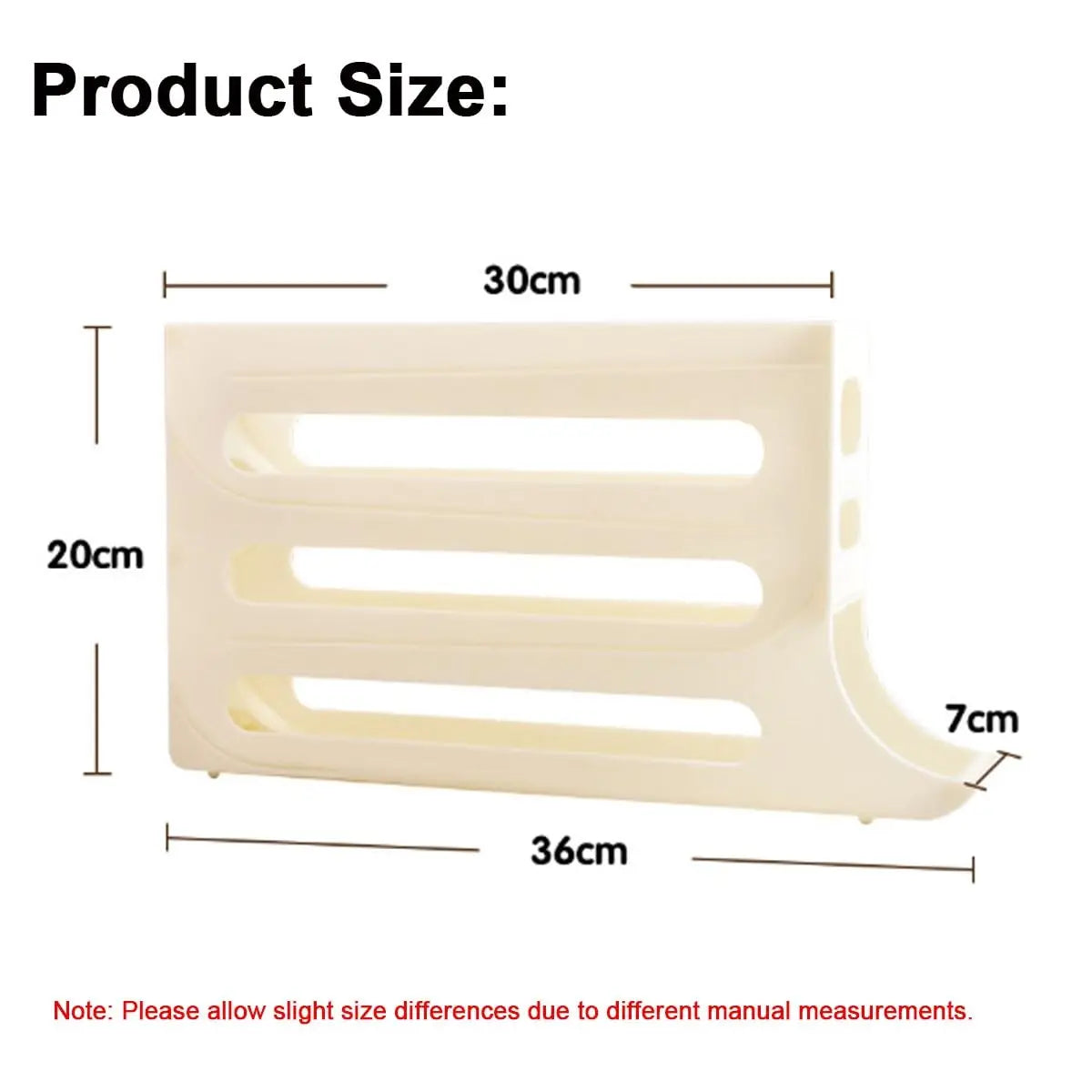 4 Tiers Fridge Egg Rack Large Capacity