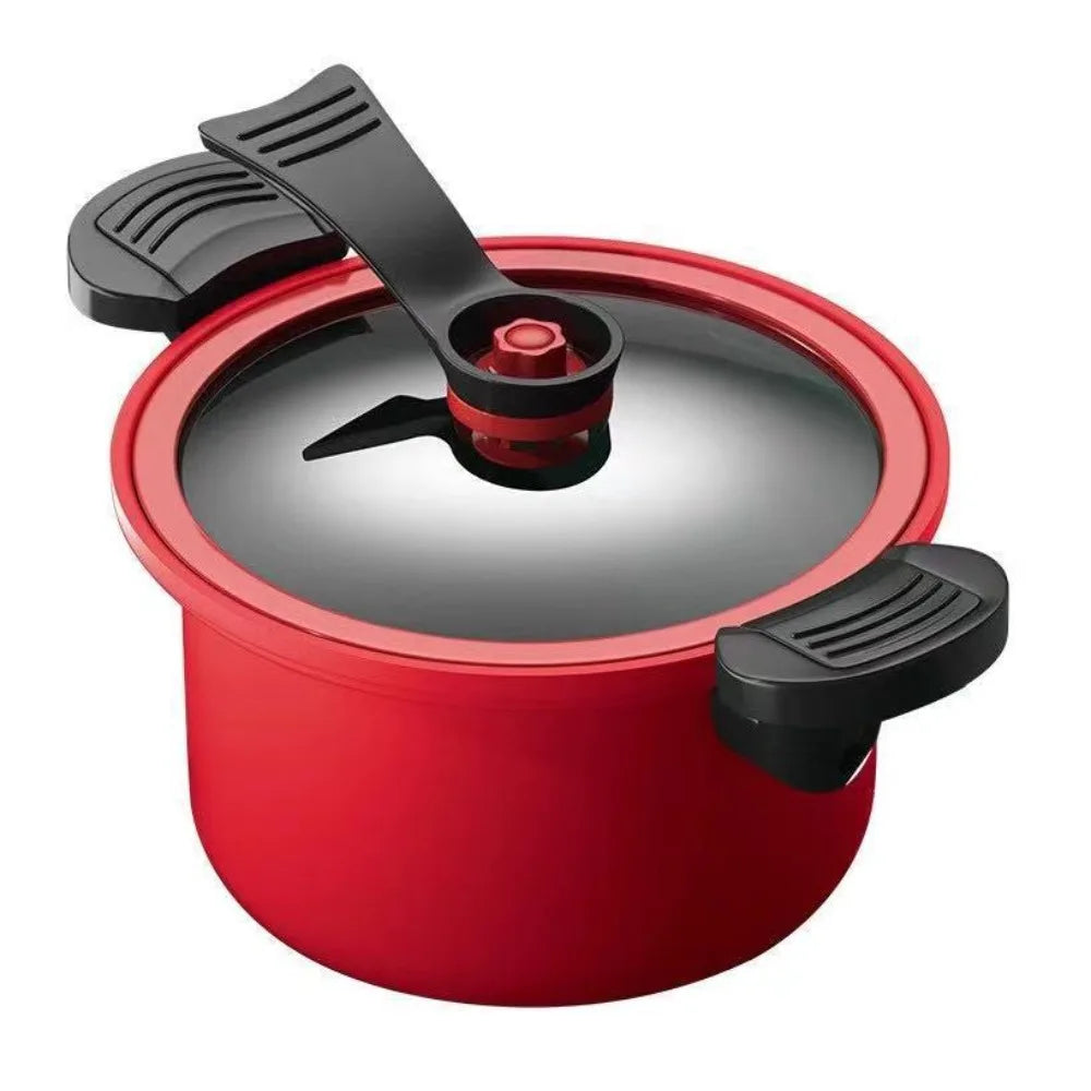 3.5L Pressure Cooker Soup Meat Pot Rice Cooker Gas Stove Micro Pressure Cooker Stew Pot Fine iron Non-Stick Cooking Pots - My Trendova