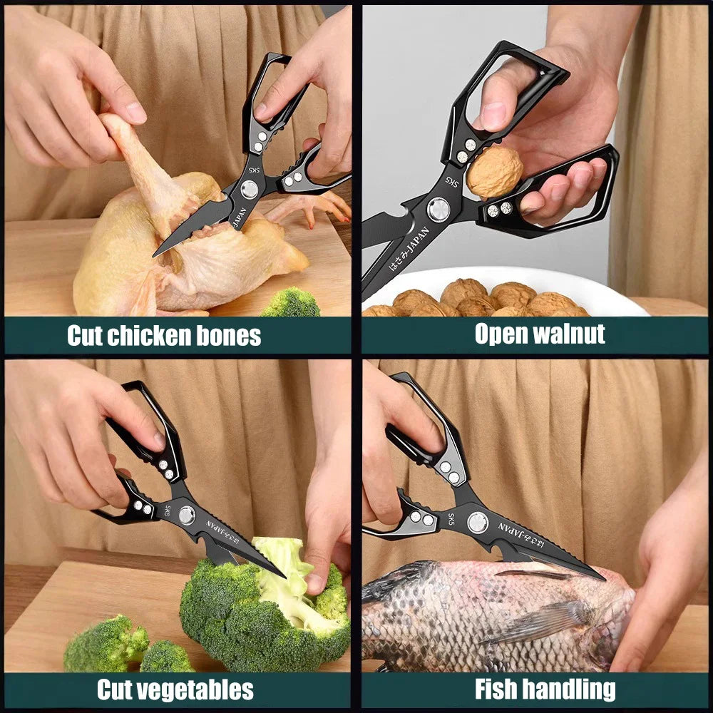 Multifunctional kitchen scissors chicken bone - My Trendova