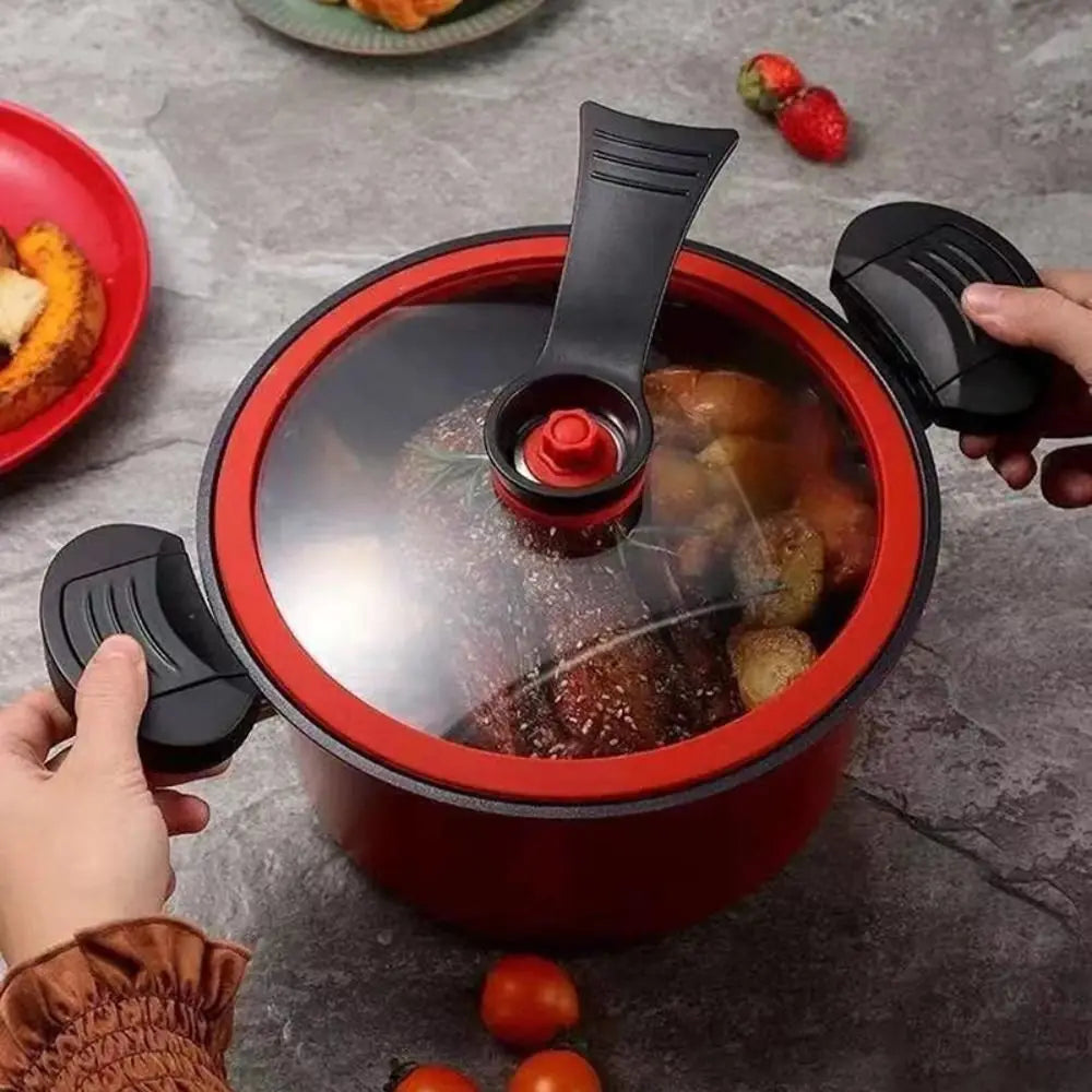3.5L Pressure Cooker Soup Meat Pot Rice Cooker Gas Stove Micro Pressure Cooker Stew Pot Fine iron Non-Stick Cooking Pots - My Trendova