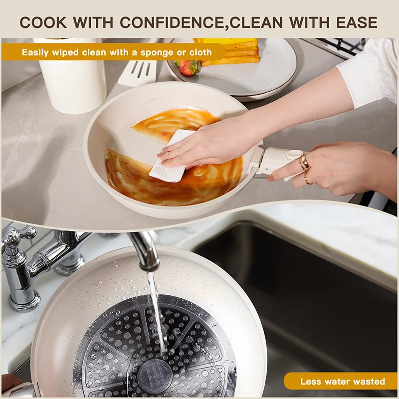 21 Piece Pots and Pans Set Non-Stick