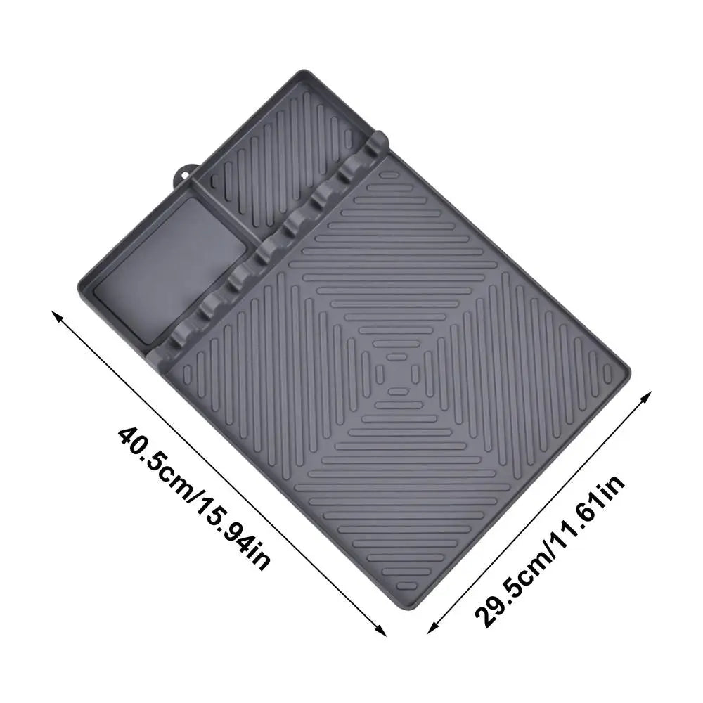 Silicone Griddle Tools Mat Heat-Resistant BBQ Mat - My Trendova