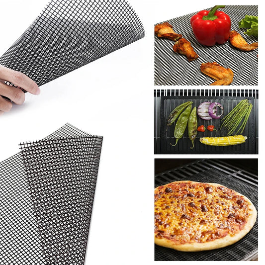 Outdoor Non Stick Grill Mat Kitchen Cooking  BBQ Mat - My Trendova
