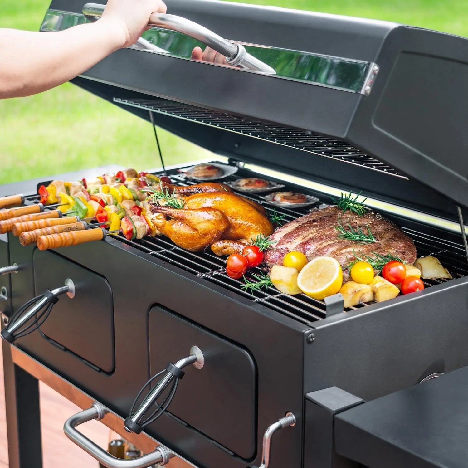 Charcoal Grill Outdoor BBQ Grill - My Trendova