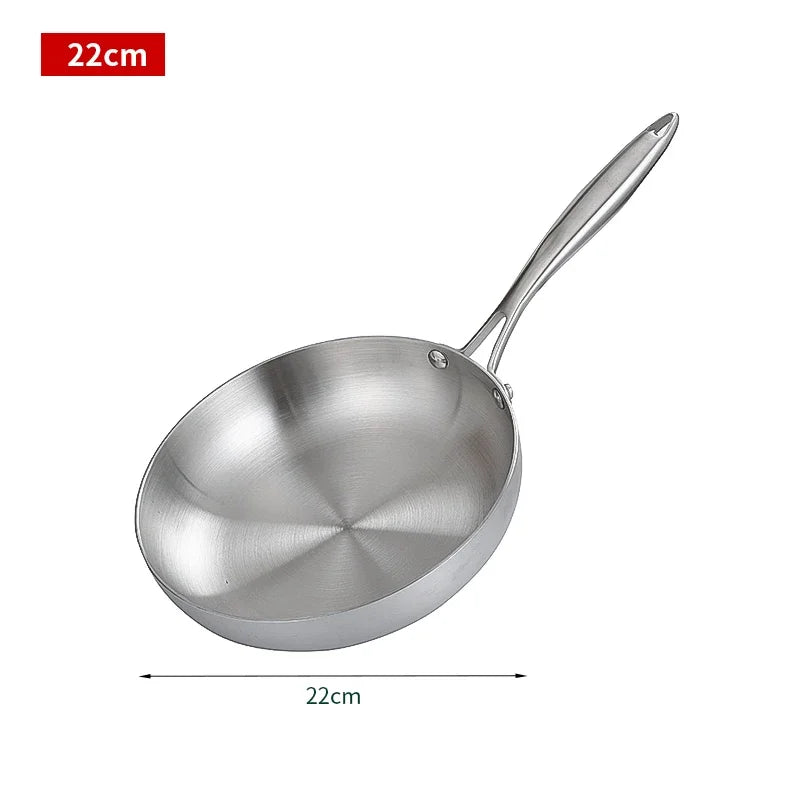 Stainless Steel Frying Pan, NonStick Pan Fried Steak Pot - My Trendova