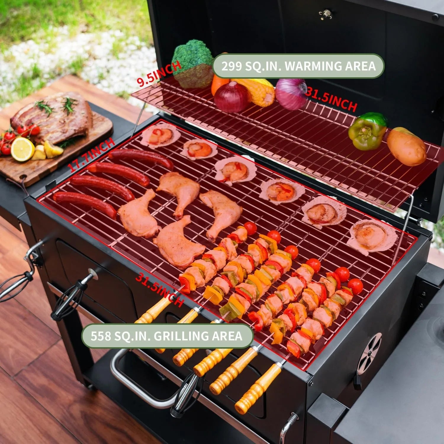 Charcoal Grill Outdoor BBQ Grill - My Trendova