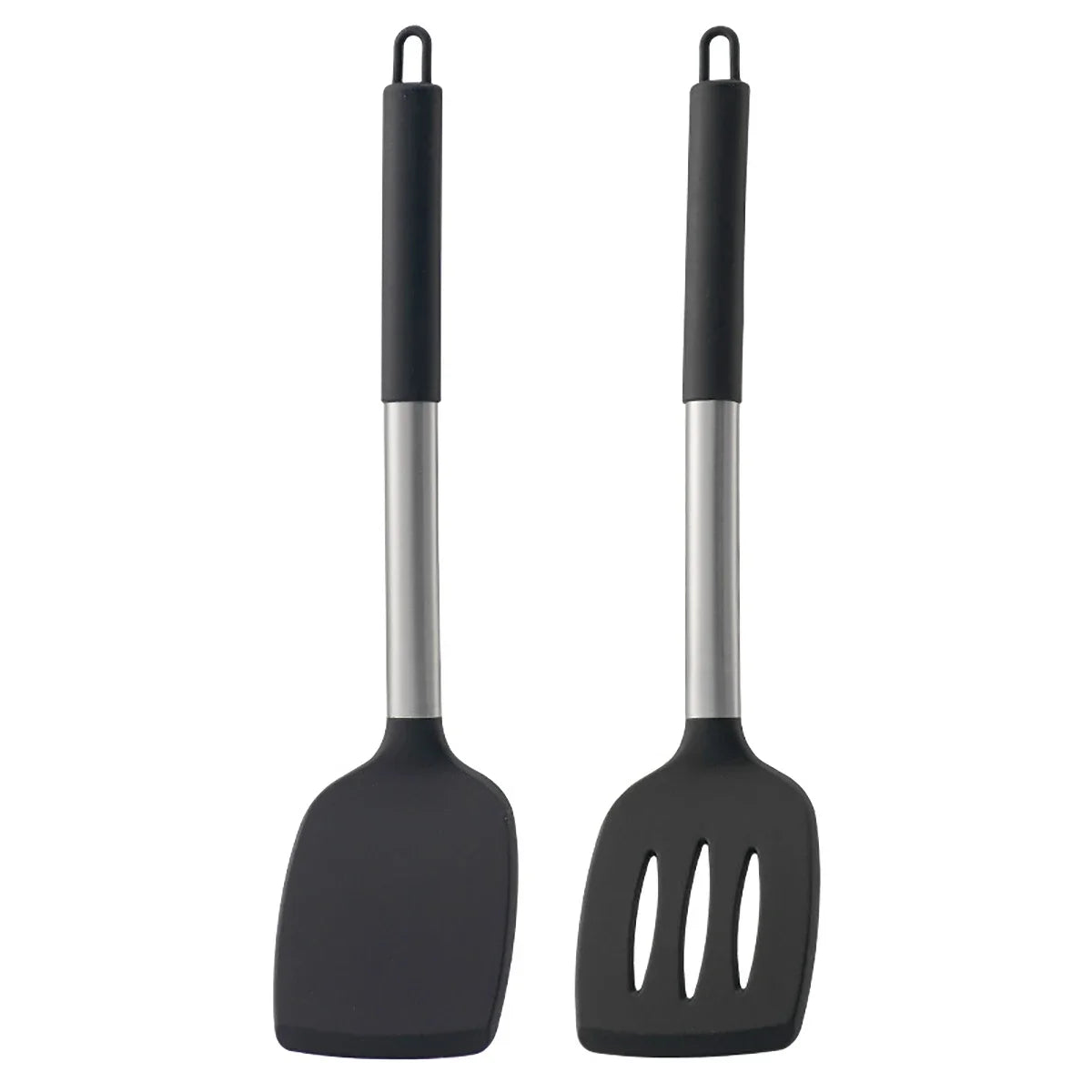 2pcs Stir Fry Spatula Steak Spatula Cooking Utensils Stainless Steel Handle - My Trendova