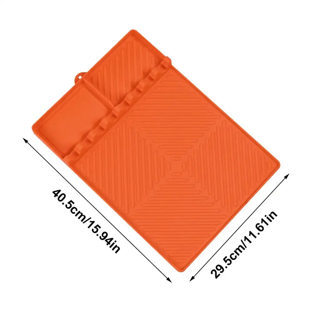 Silicone Griddle Tools Mat Heat-Resistant BBQ Mat - My Trendova