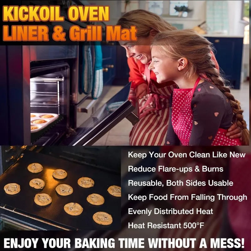 2/1PC Non-stick BBQ Grill Mat - My Trendova