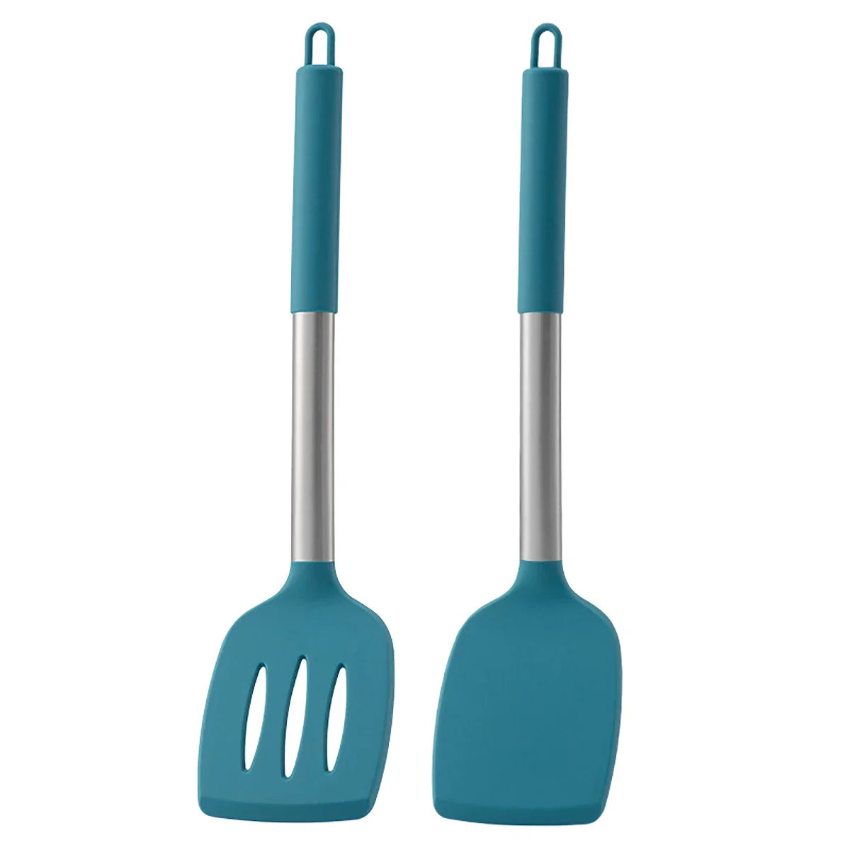 2pcs Stir Fry Spatula Steak Spatula Cooking Utensils Stainless Steel Handle - My Trendova