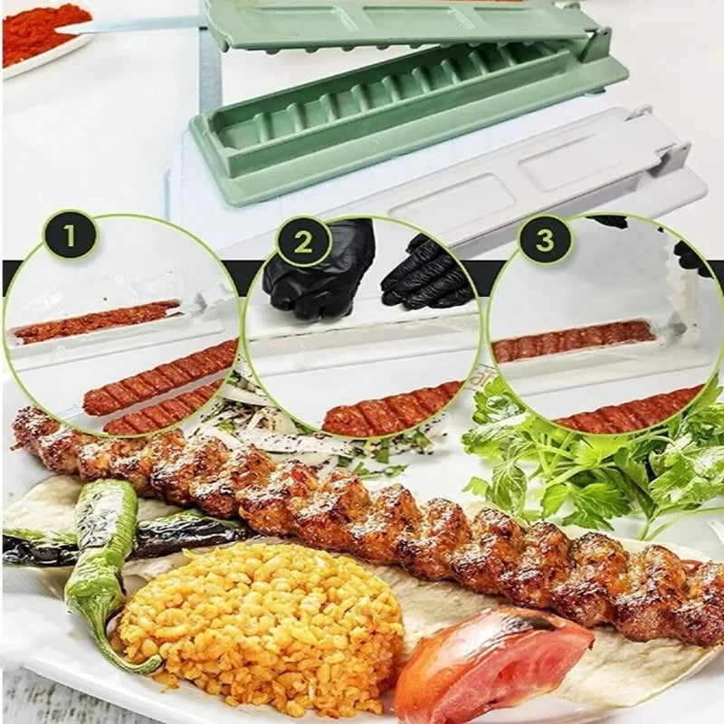 Row Kebab Maker Bbq Meat Skewer Machine - My Trendova