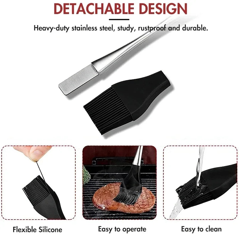 Silicone Basting Brush, BBQ Grill - My Trendova