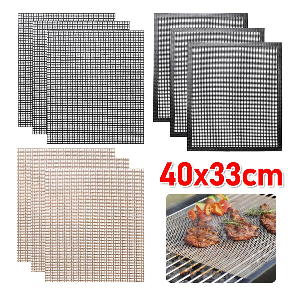 40x33cm Non-stick BBQ Grill Mat 1-5pcs - My Trendova