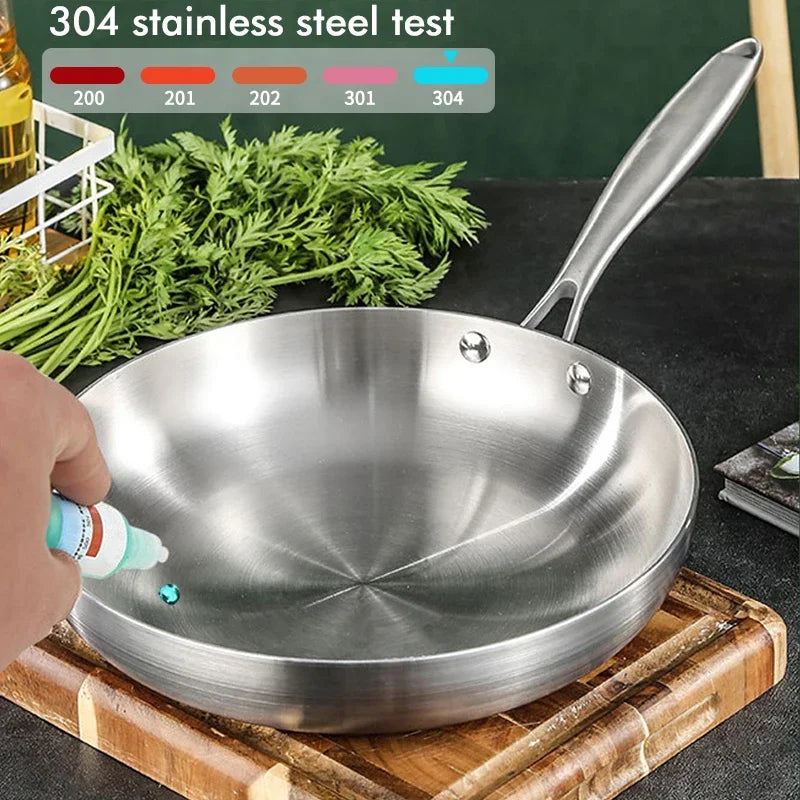 Stainless Steel Frying Pan, NonStick Pan Fried Steak Pot - My Trendova