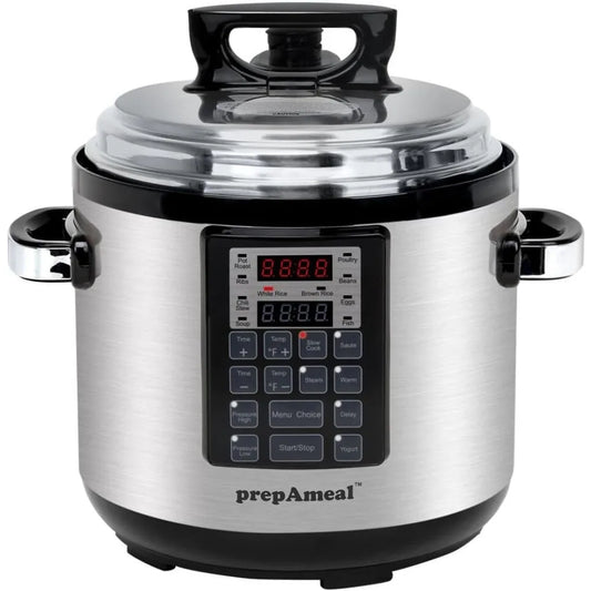 6QT 8-in-1 Electric Pressure Cooker Multi-Functional Programmable Non-Stick Pot, Slow Cooker, Rice, Warmer, 6 Quart ap - My Trendova