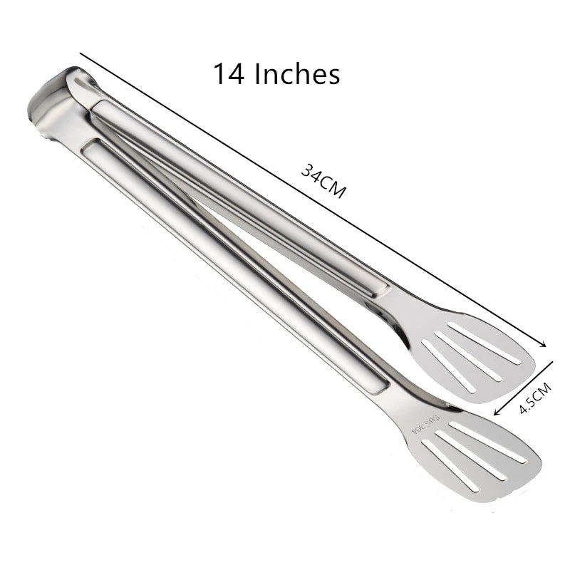 Stainless Steel Food Tongs Barbecue - My Trendova