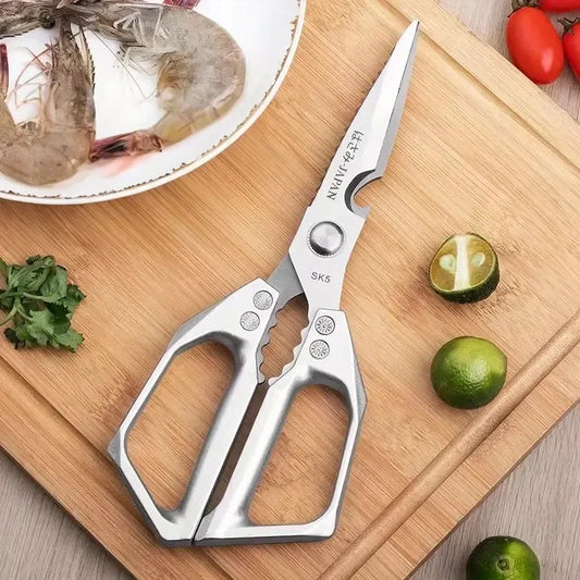 Heavy-Duty Kitchen Scissors Stainless Steel Multi-Purpose Shears for Meat and Roast Cutting - My Trendova