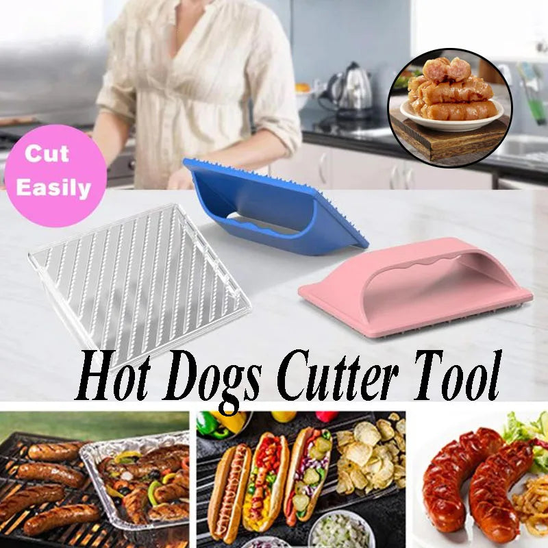 Hot Dog Slicing Hot Dogs Cutter Tools Barbecue Sausage - My Trendova