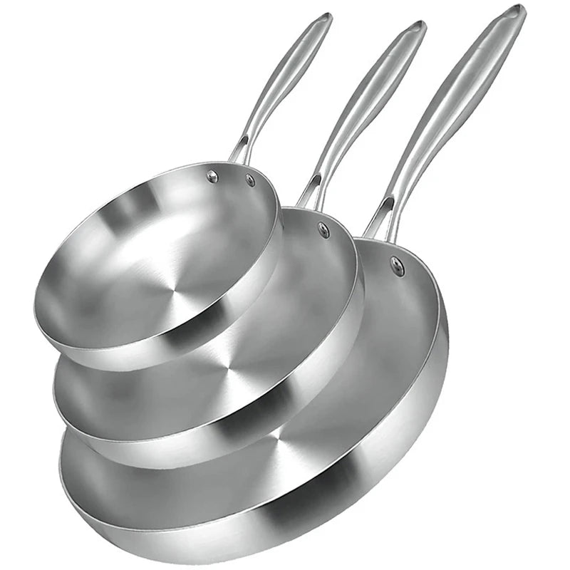Stainless Steel Frying Pan, NonStick Pan Fried Steak Pot - My Trendova