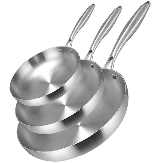 Stainless Steel Frying Pan, NonStick Pan Fried Steak Pot - My Trendova
