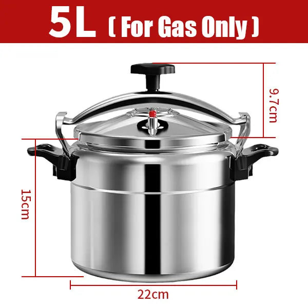 3L/5L/7L Professional Pressure Cooker Heavy-Duty Aluminum Explosion-Proof Cooking Pots for Gas Cooker Pot ap - My Trendova