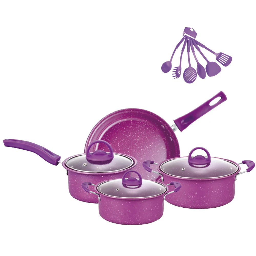 Non-Stick Pots And Pans Set 13-Piece Kitchen Utensil Set Kitchen Cookware - My Trendova