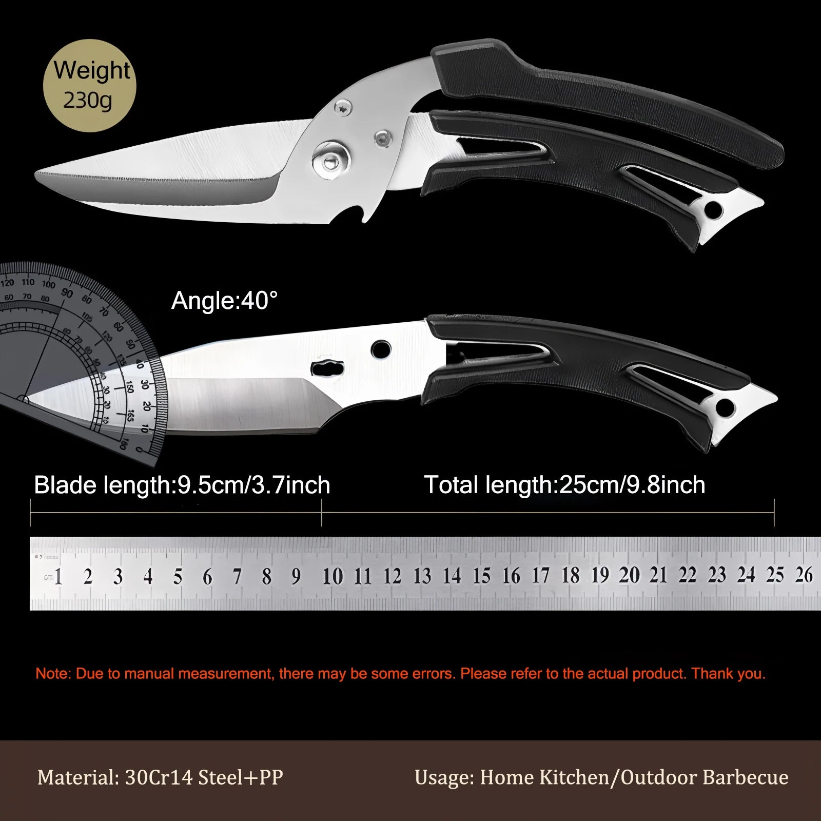 1PC，Chicken Bone Kitchen Scissors Stainless Steel - My Trendova