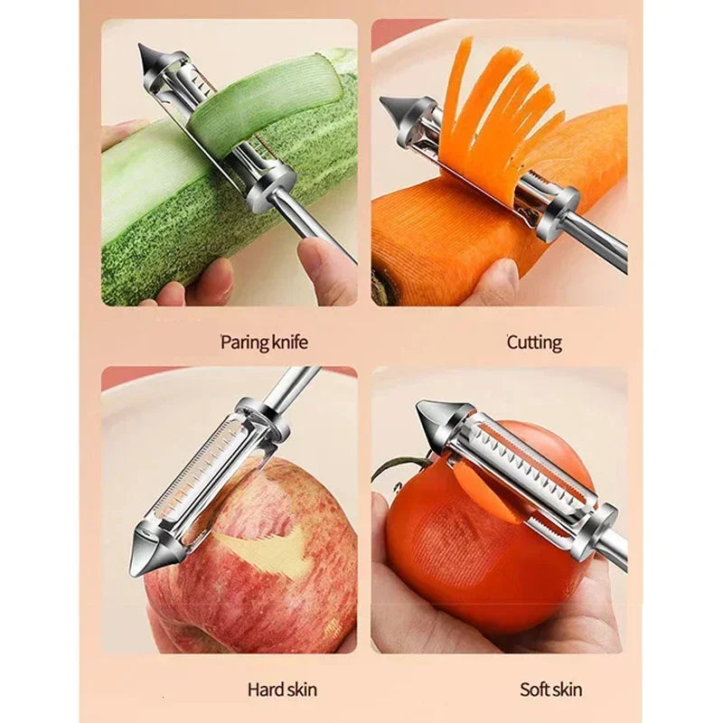 3 in 1/5 in 1Fruit and Vegetable Peeler Kitchen Accessories - My Trendova