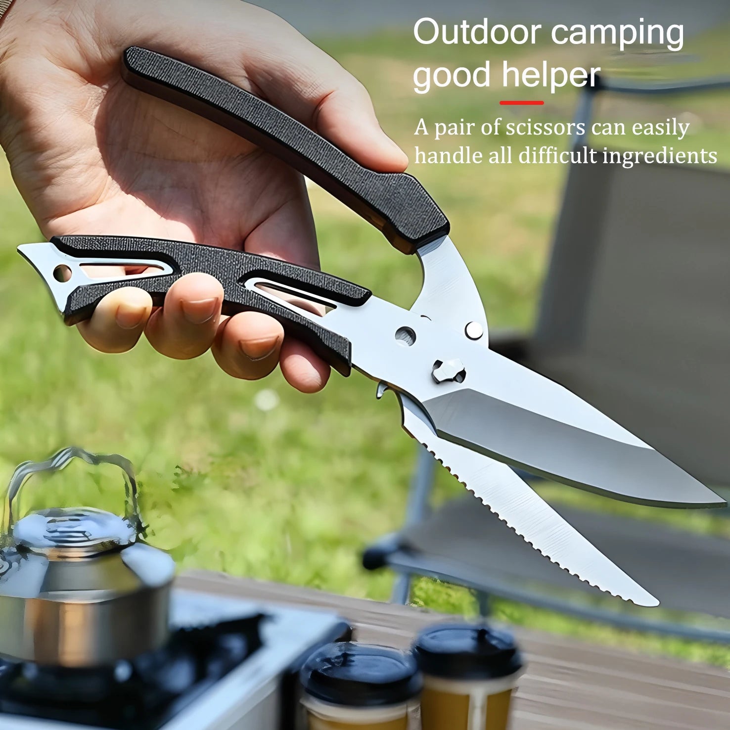1PC，Chicken Bone Kitchen Scissors Stainless Steel - My Trendova
