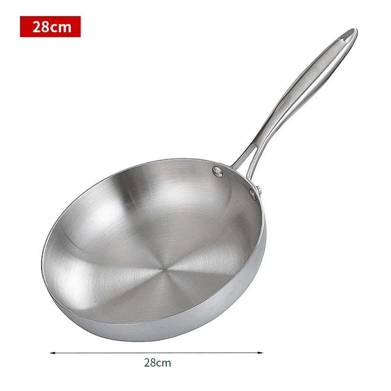 Stainless Steel Frying Pan, NonStick Pan Fried Steak Pot - My Trendova