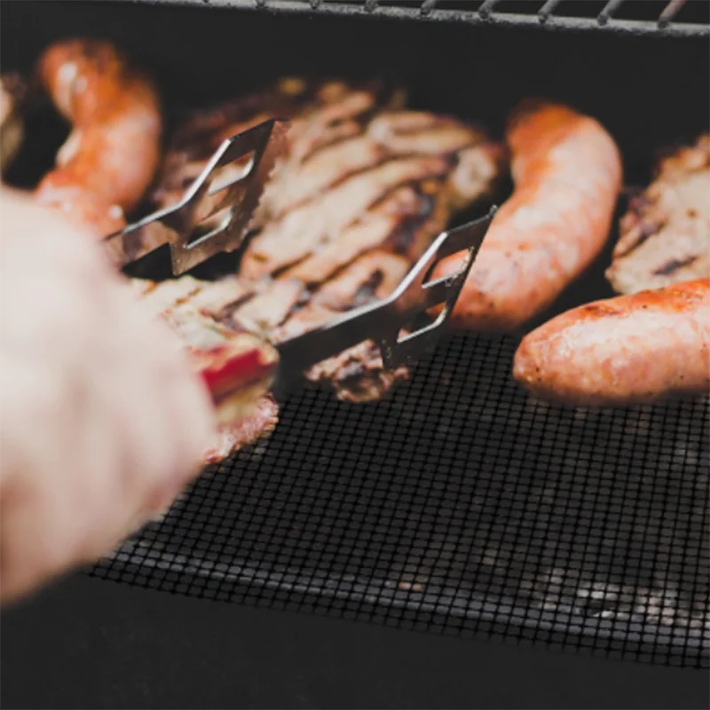 Outdoor Non Stick Grill Mat Kitchen Cooking  BBQ Mat - My Trendova