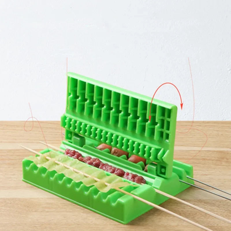 Skewers Kebab Maker Barbecue Stringer Box Machine - My Trendova