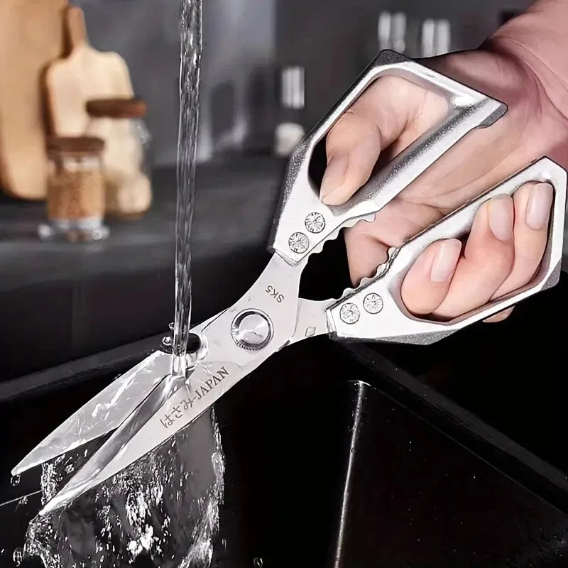 Heavy-Duty Kitchen Scissors Stainless Steel Multi-Purpose Shears for Meat and Roast Cutting - My Trendova