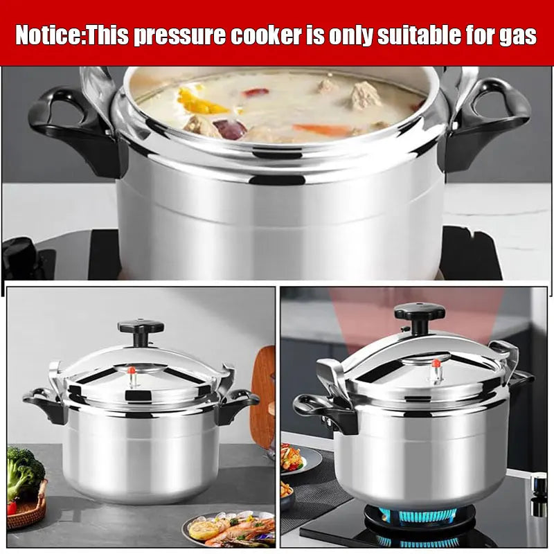 3L/5L/7L Professional Pressure Cooker Heavy-Duty Aluminum Explosion-Proof Cooking Pots for Gas Cooker Pot ap - My Trendova
