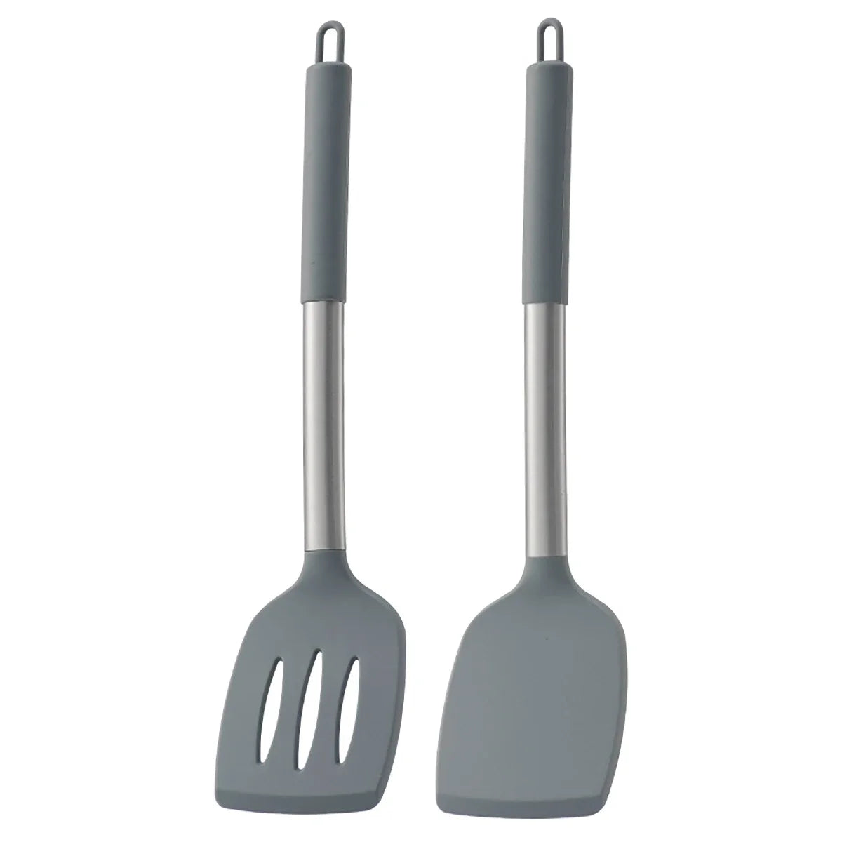 2pcs Stir Fry Spatula Steak Spatula Cooking Utensils Stainless Steel Handle - My Trendova
