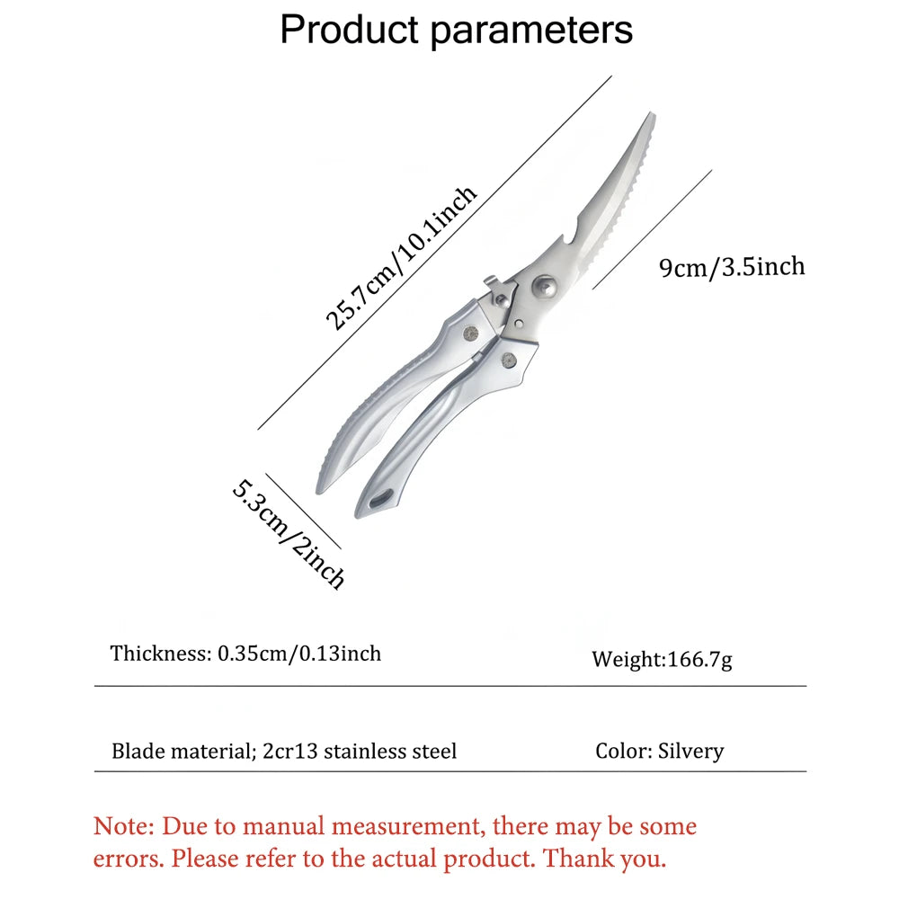 1PC，Chicken Bone Kitchen Scissors Kitchen Duck Fish Cutter Stainless Steel - My Trendova