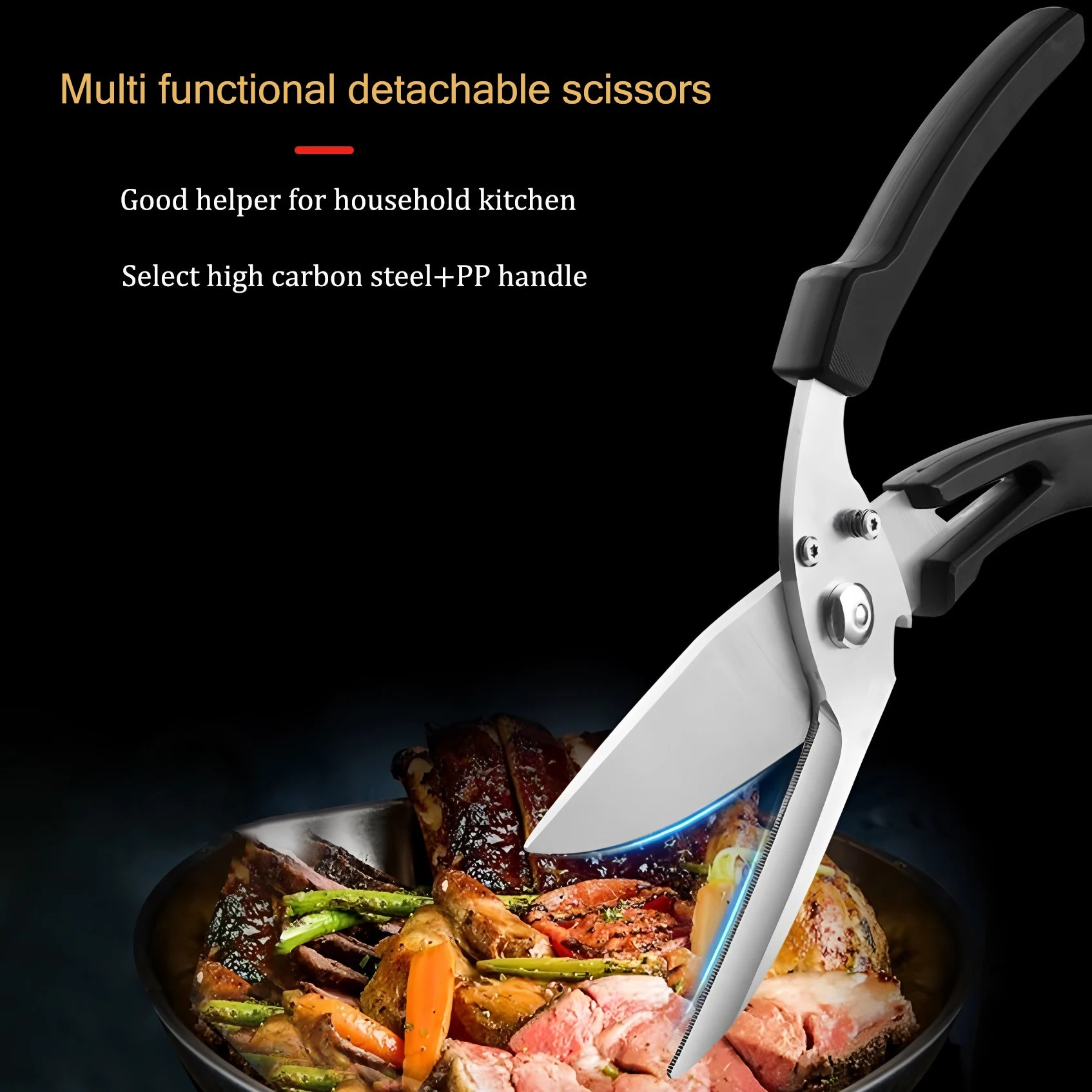 1PC，Chicken Bone Kitchen Scissors Stainless Steel - My Trendova