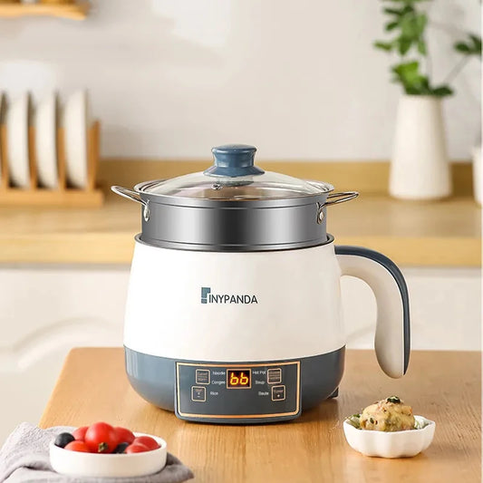 Electric Rice Cookers Mini Portable Multicooker Smart Multifunctional Flat Stew Saucepan Steamer Ramen Pot Home Appliance 220V ap - My Trendova