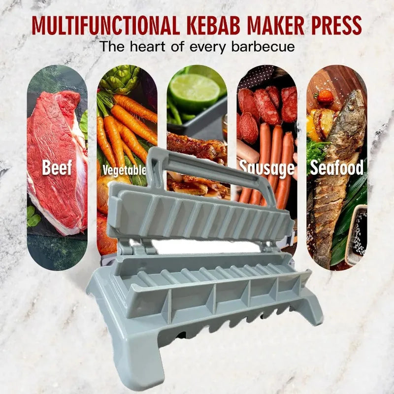 Row Kebab Maker Bbq Meat Skewer Machine - My Trendova
